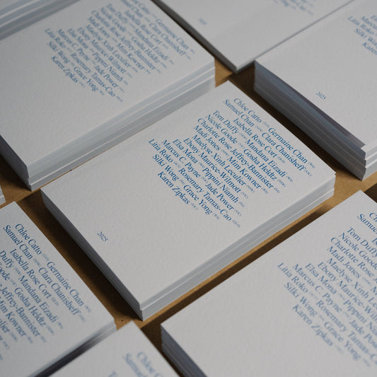 Hatched 2025,  Catalogue