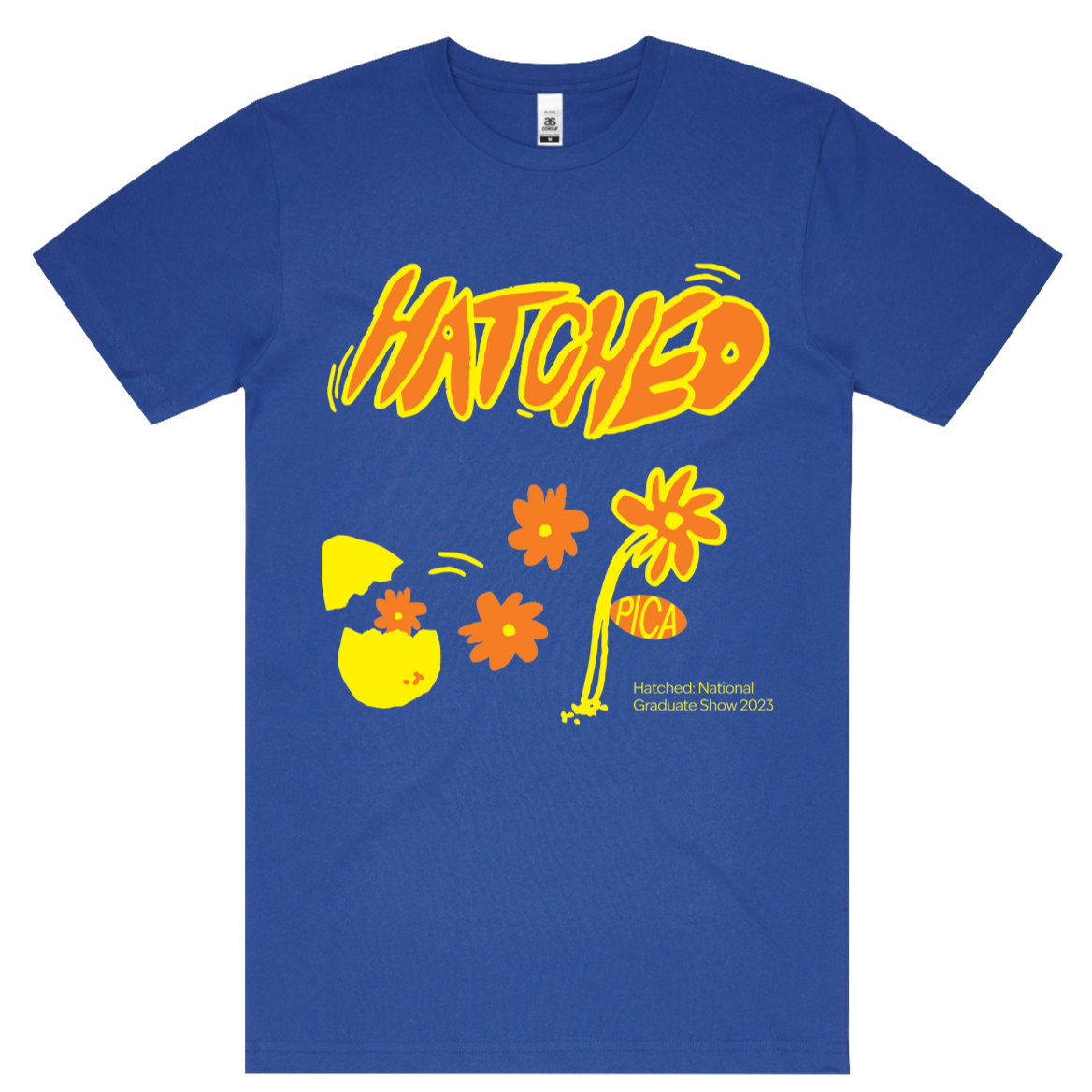 Hatched 2023, Short Sleeve T, Blue