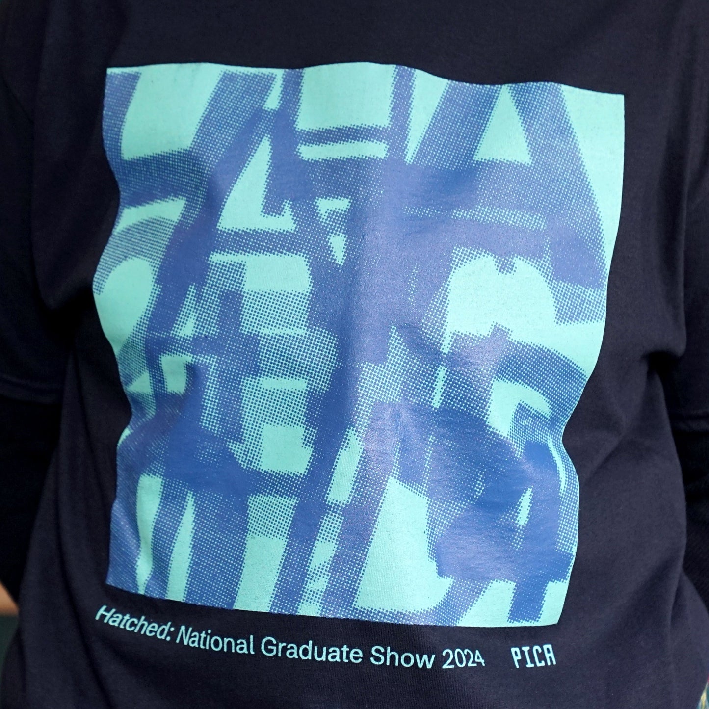 Hatched 2024, BLACK with GREEN print