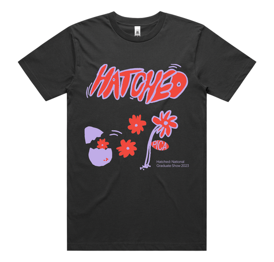 Hatched 2023, Short Sleeve T, Black